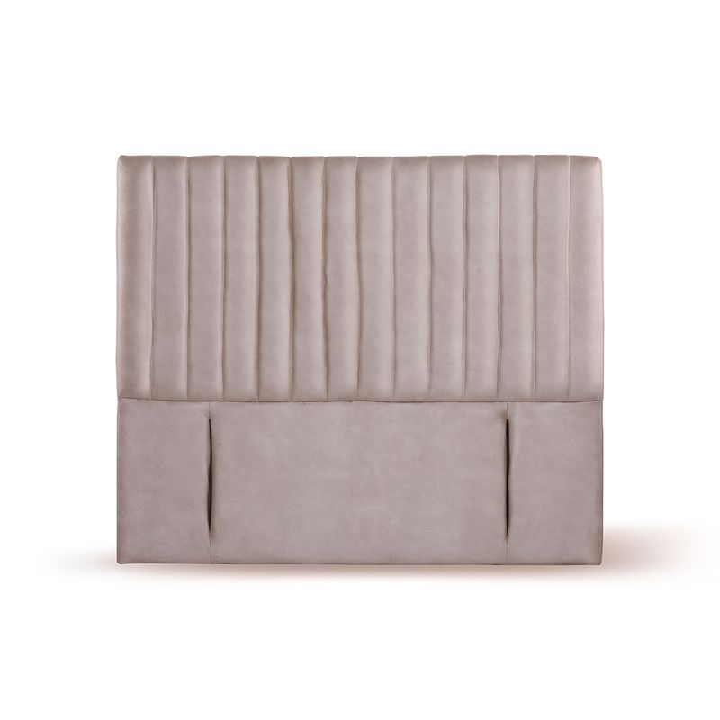 LATAM HOME - RESPALDO SORRENTO CUERO GRIS 2 PZA