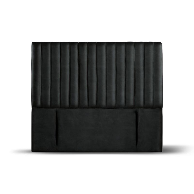 LATAM HOME - RESPALDO SORRENTO CUERO NEGRO 2 PZA