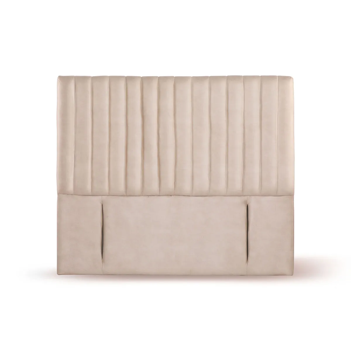 LATAM HOME - Respaldo Latam Home Sorrento King Beige Cuero Firme