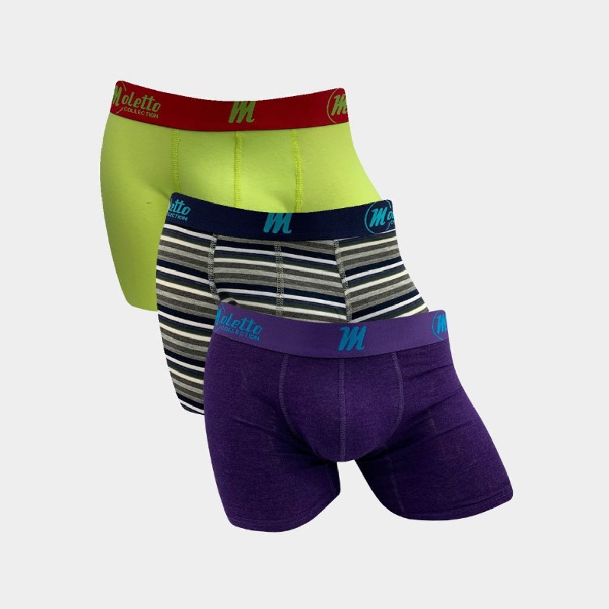 MOLETTO - Pack 2 Ahorro Boxer juvenil algodón Moletto.