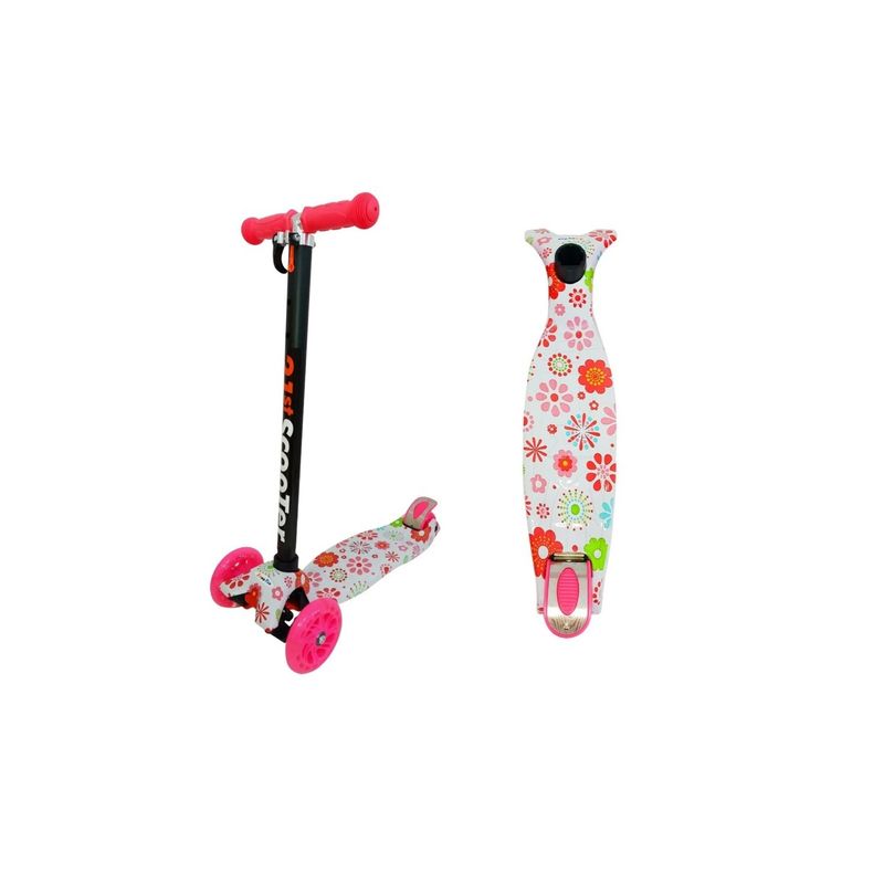 GENERICO - Scooter Monopatin Rosas Ruedas Led Regulable