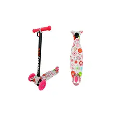 GENERICO - Scooter Monopatin Rosas Ruedas Led Regulable