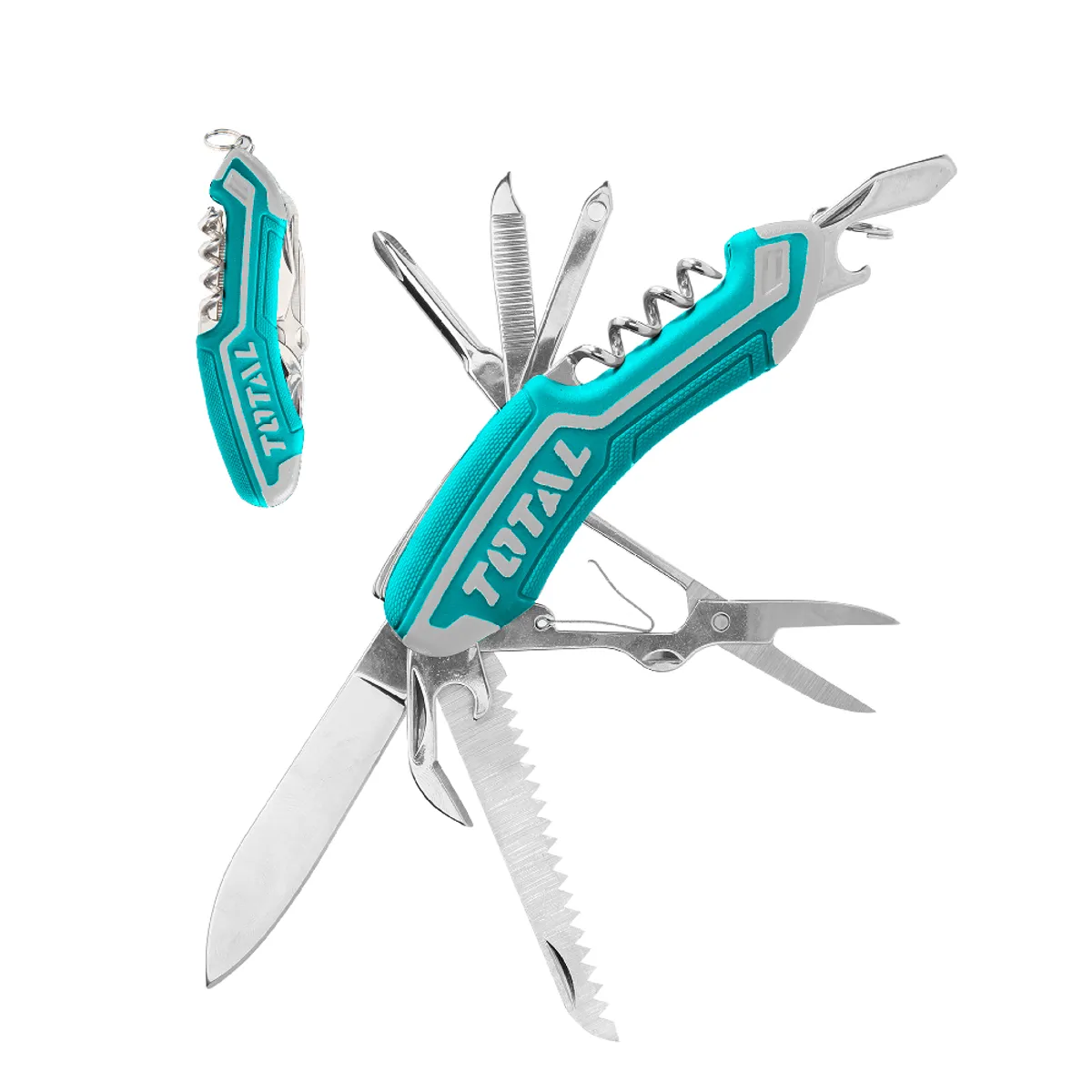 TOTAL TOOLS - Navaja multifunción 12 Funciones TOTAL