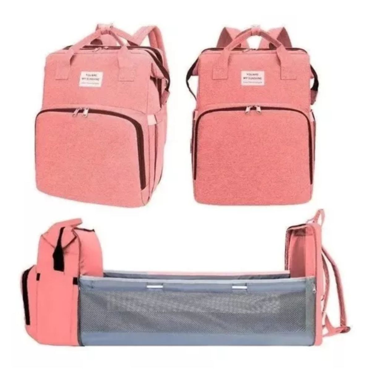 GENERICO - Bolso Mochila Cuna Mudador Plegable Maternal Bebe