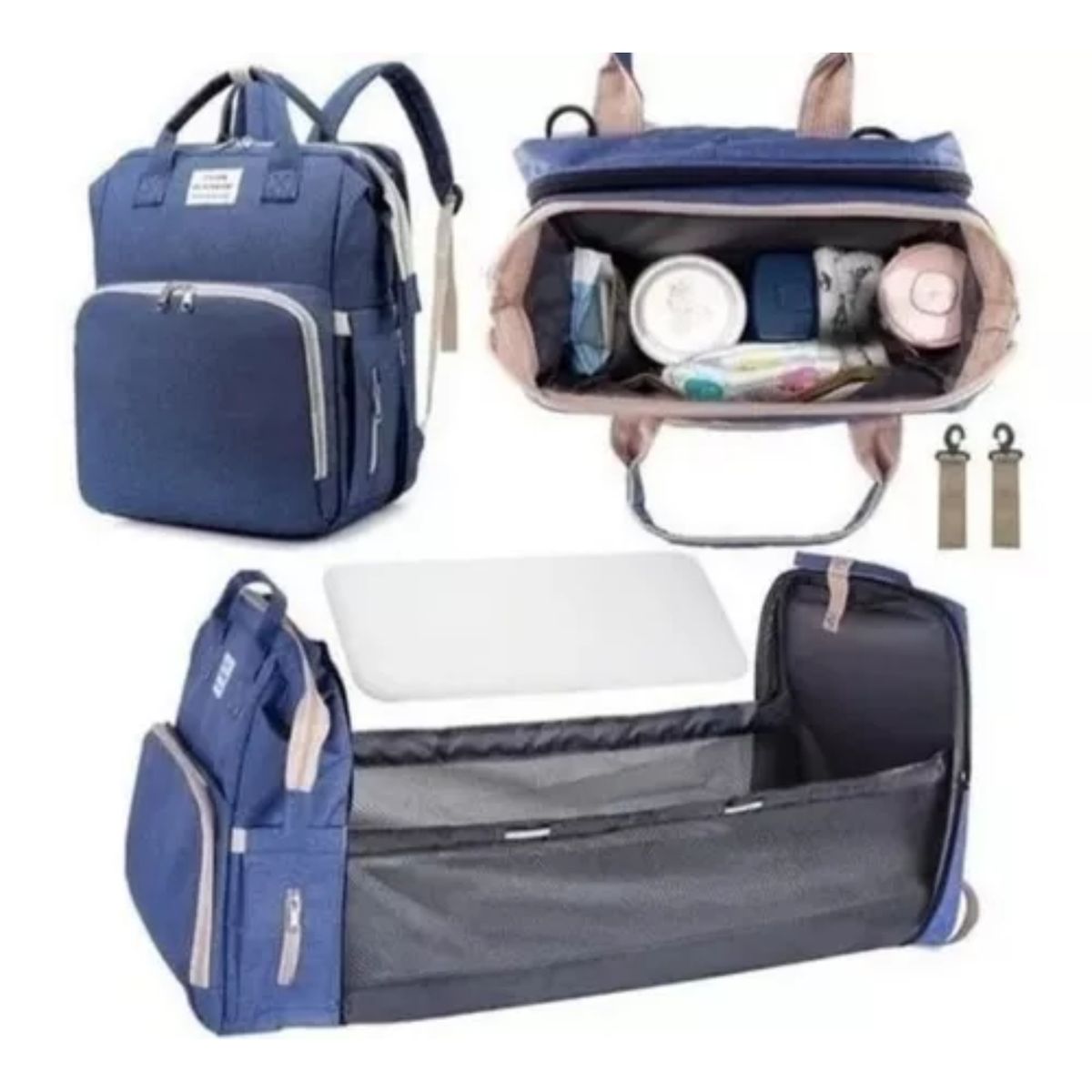 GENERICO - Bolso Mochila Cuna Mudador Plegable Maternal Bebe