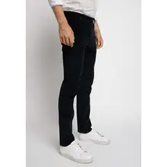 TRIAL - Pantalón cinco bolsillos de cotelé negro
