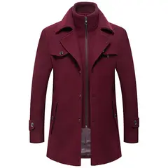 BLWOENS - Chaqueta de moda para hombres - Rojo