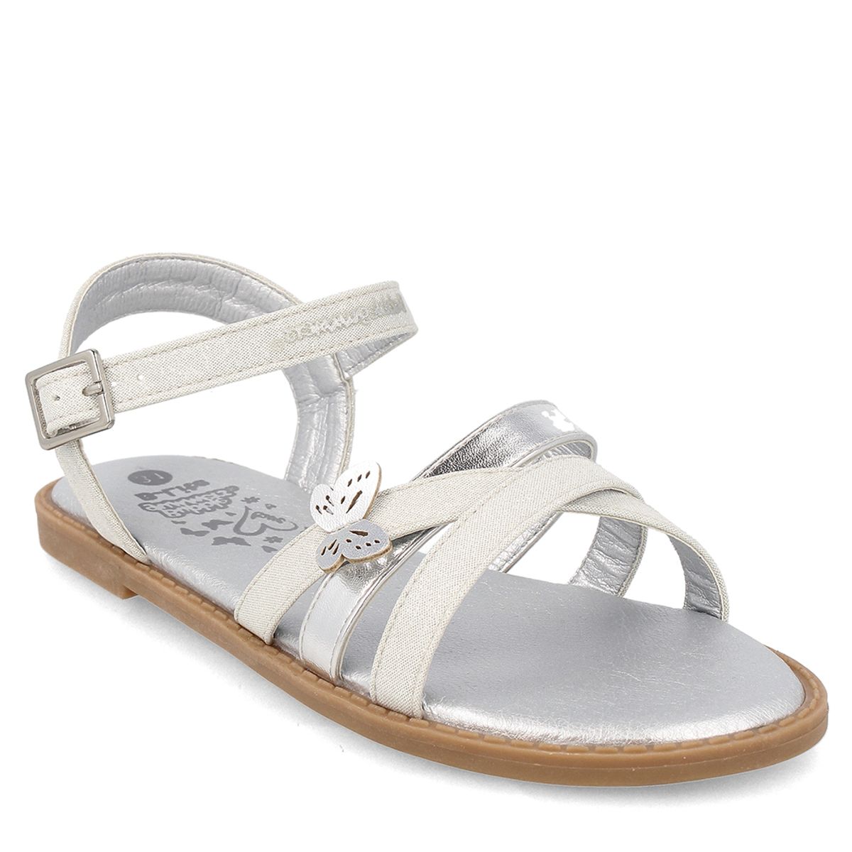 BUBBLE GUMMERS - Sandalia Niña Bubblegummers Beyonce Plateado 30-33