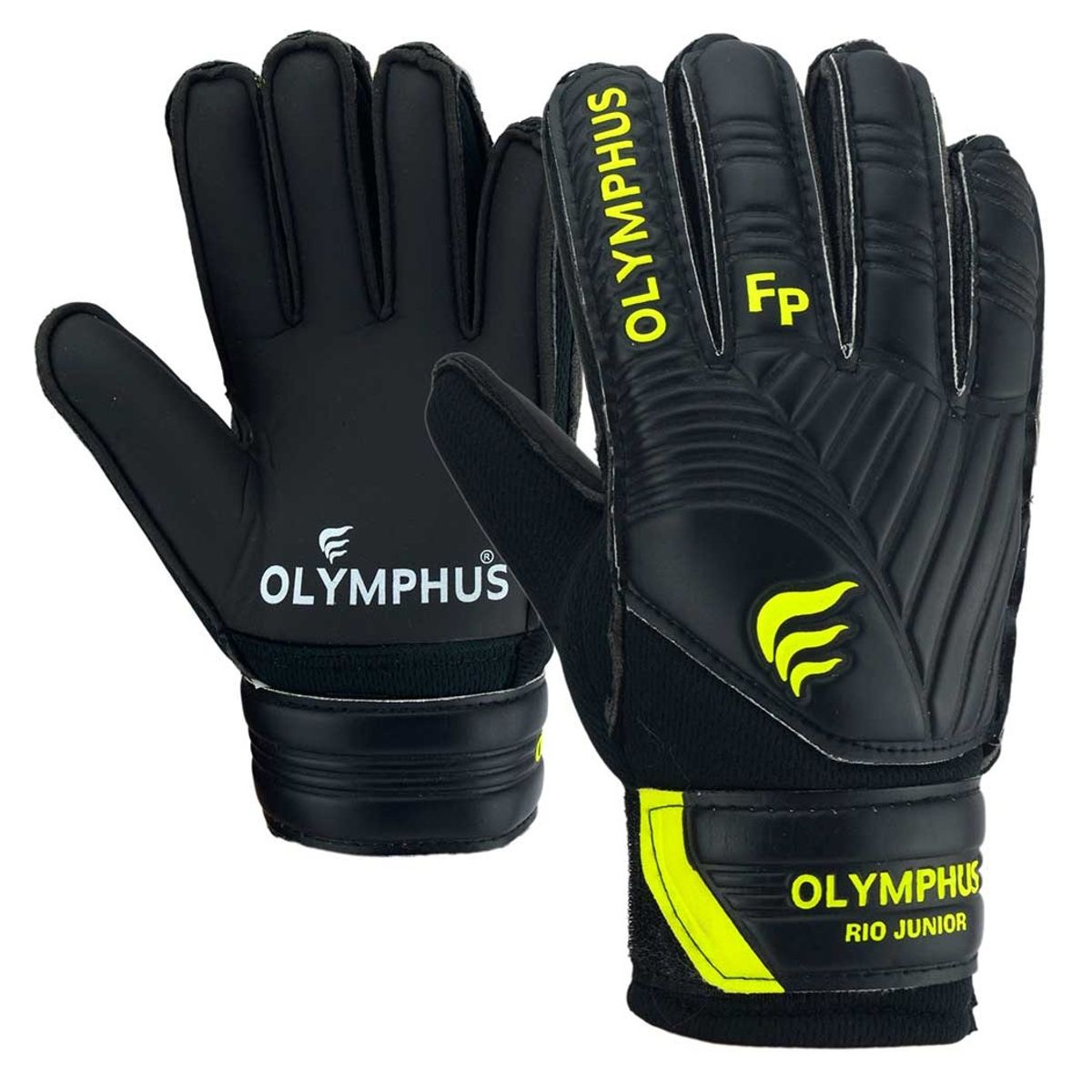 OLYMPHUS - Guantes Arquero Futbol Con Ferula Para Niños Olymphus Rio Jr.