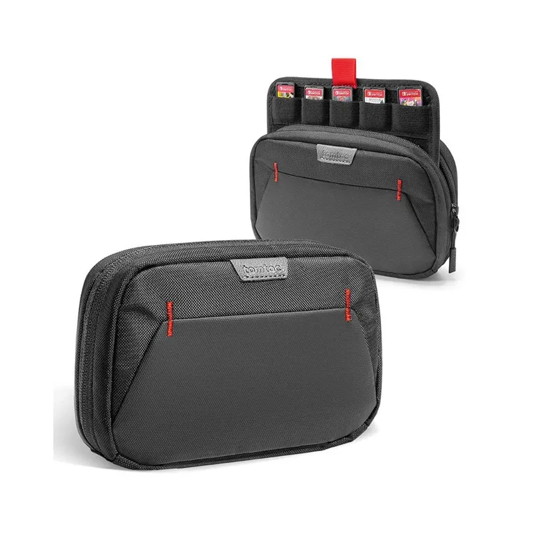 TOMTOC Estuche de Almacenamiento para Juegos Nintendo Switch - Negro