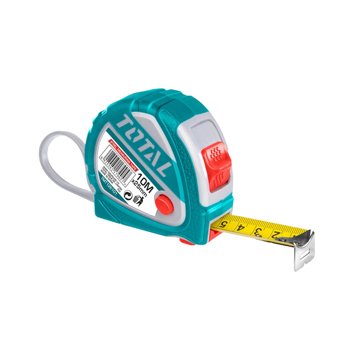 TOTAL TOOLS - Cinta Huincha de Medir 10 Metros TOTAL