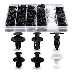 ESHOPANGIE - Set Clip Remache Plastico Sujecion Broches Autos 100PCS