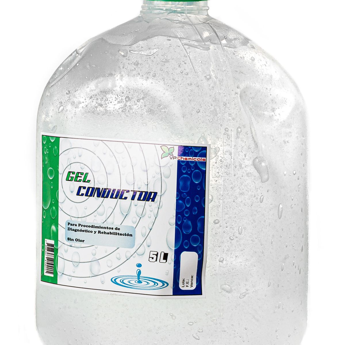 VP CHEMICALS - Gel Conductor Ultrasonido Incoloro 5 Litros