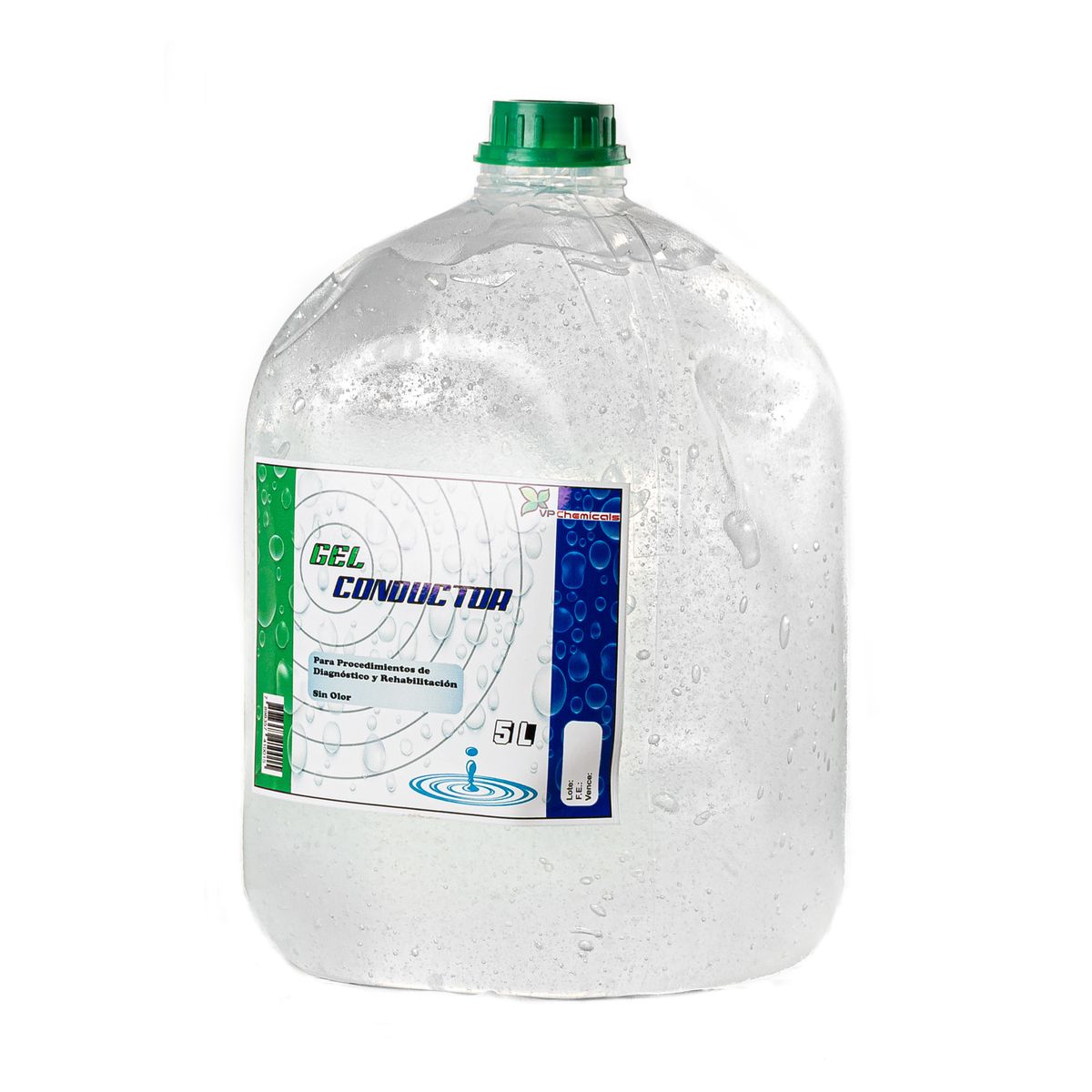 VP CHEMICALS - Gel Conductor Ultrasonido Incoloro 5 Litros