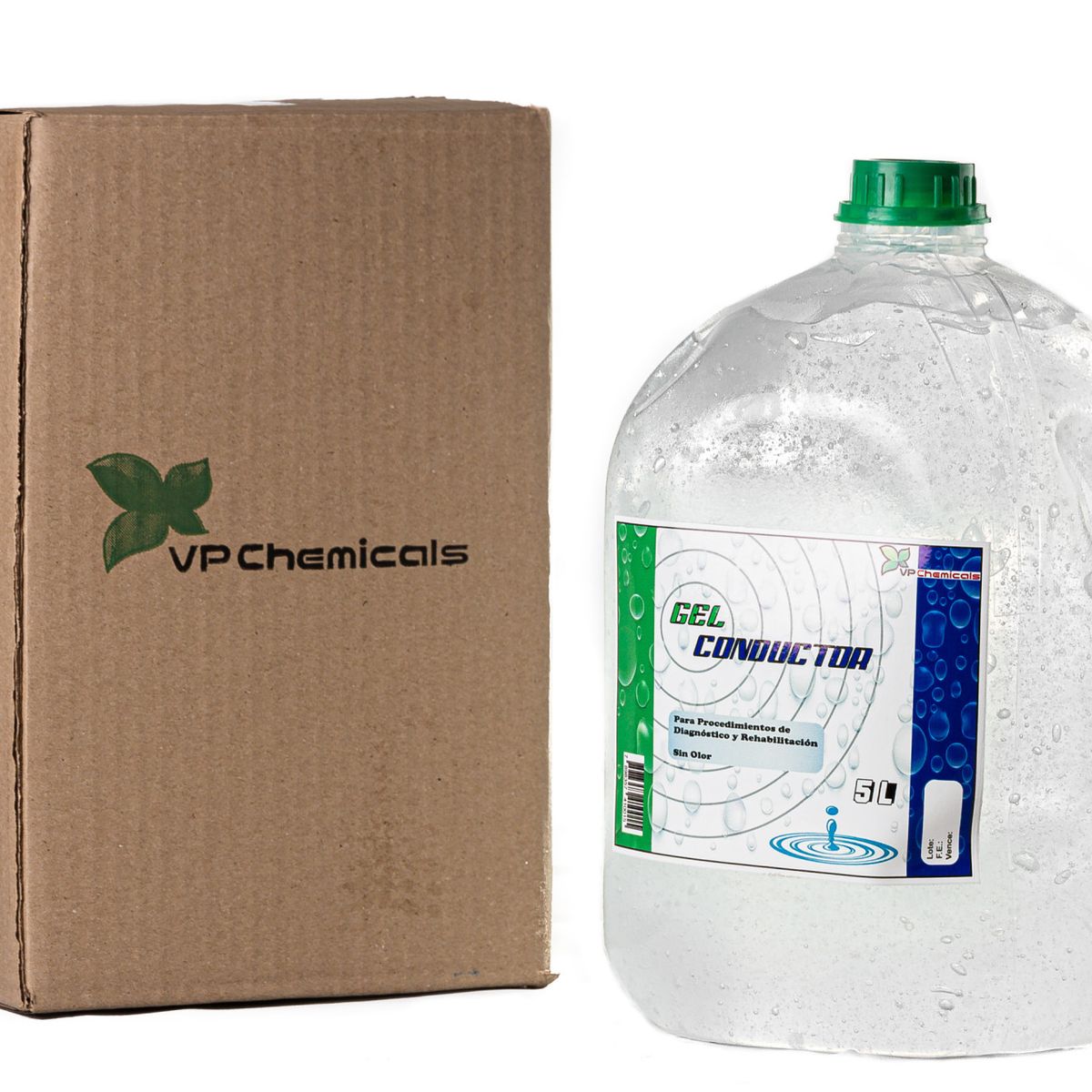 VP CHEMICALS - Gel Conductor Ultrasonido Incoloro 5 Litros