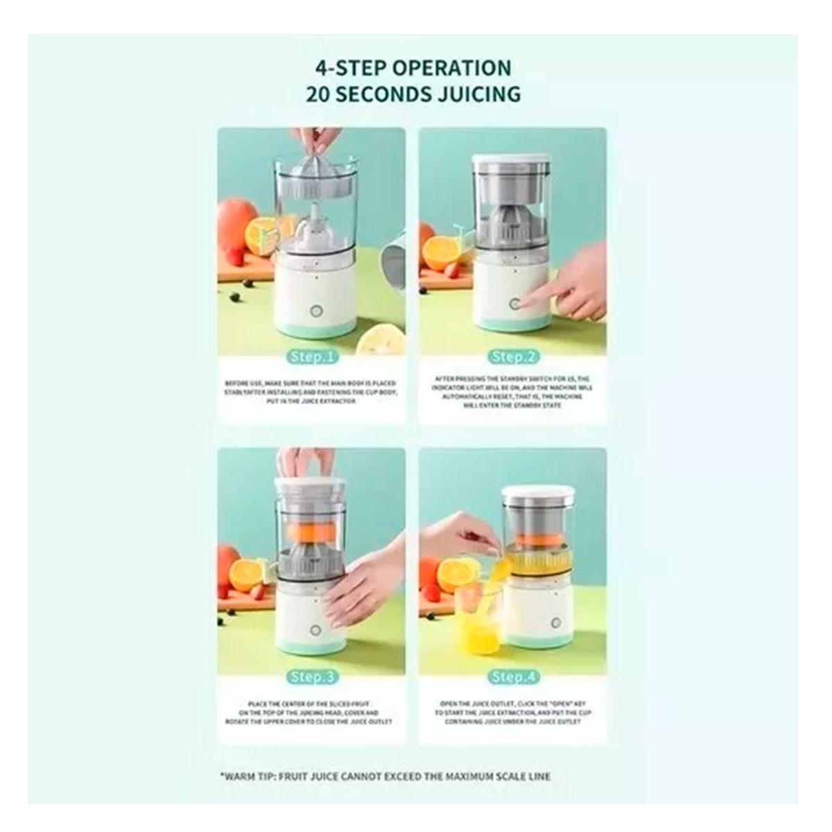 GENERICO - Exprimidor De Jugo Manual De Aluminio