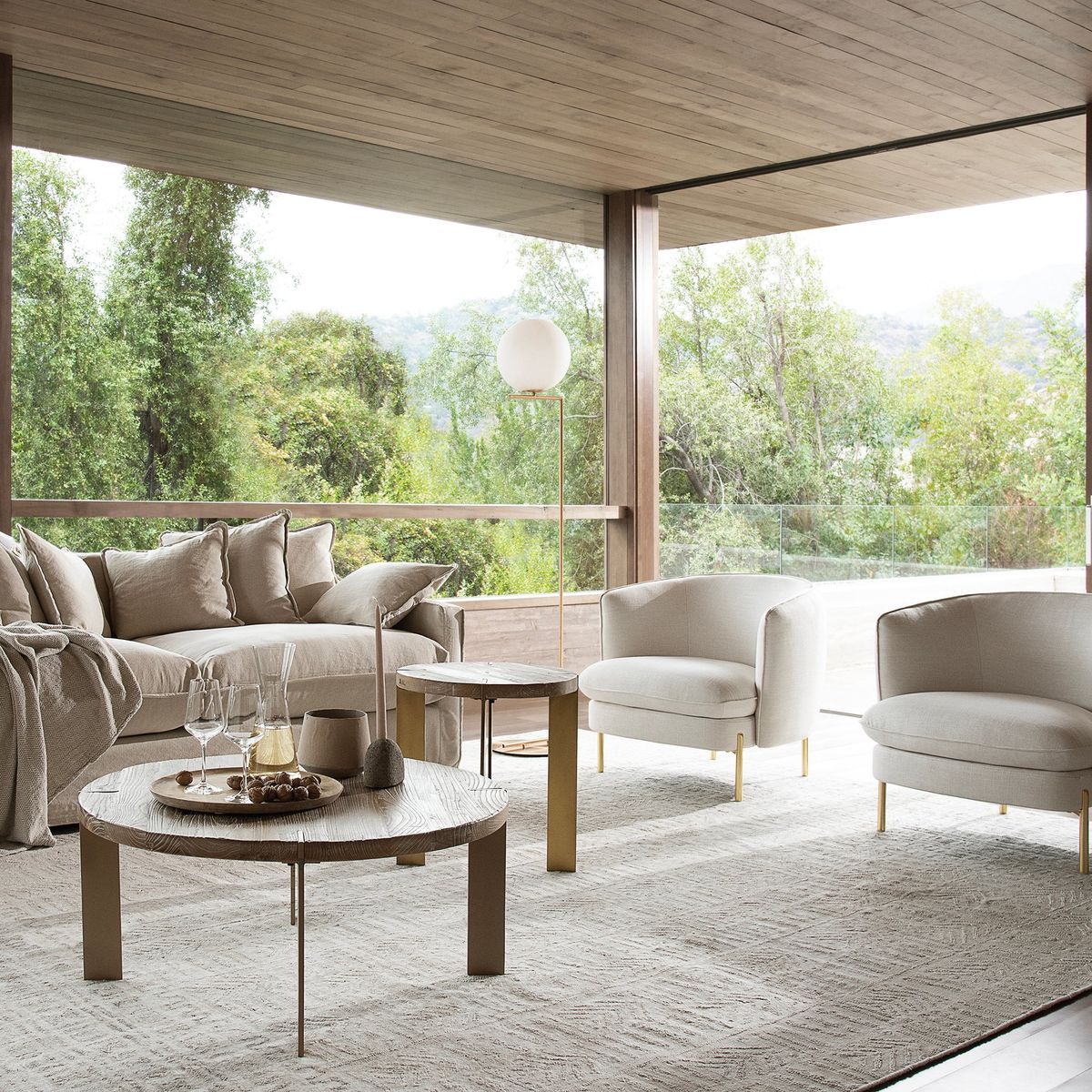 ROSEN - Poltrona Rosen Linz Tela Marfil