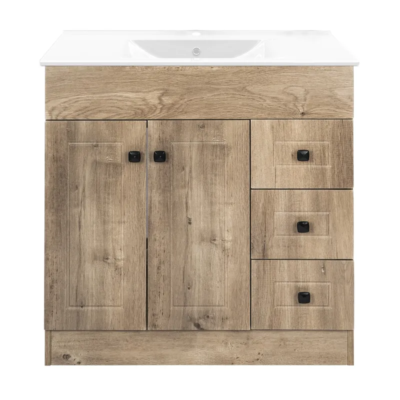DOMSA - Kit Mueble Vanitorio Domsa B80PH-WOOD P 80x47x80cm