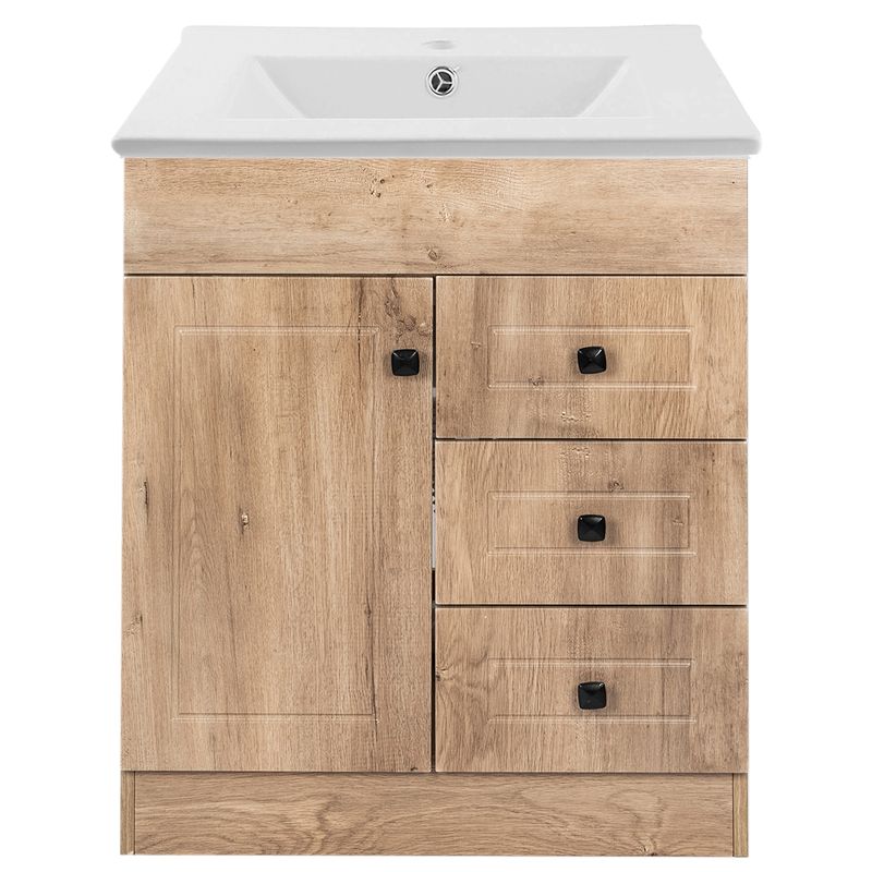 DOMSA - Kit Mueble Vanitorio Domsa B70PHN-WOOD P 70x47x80cm
