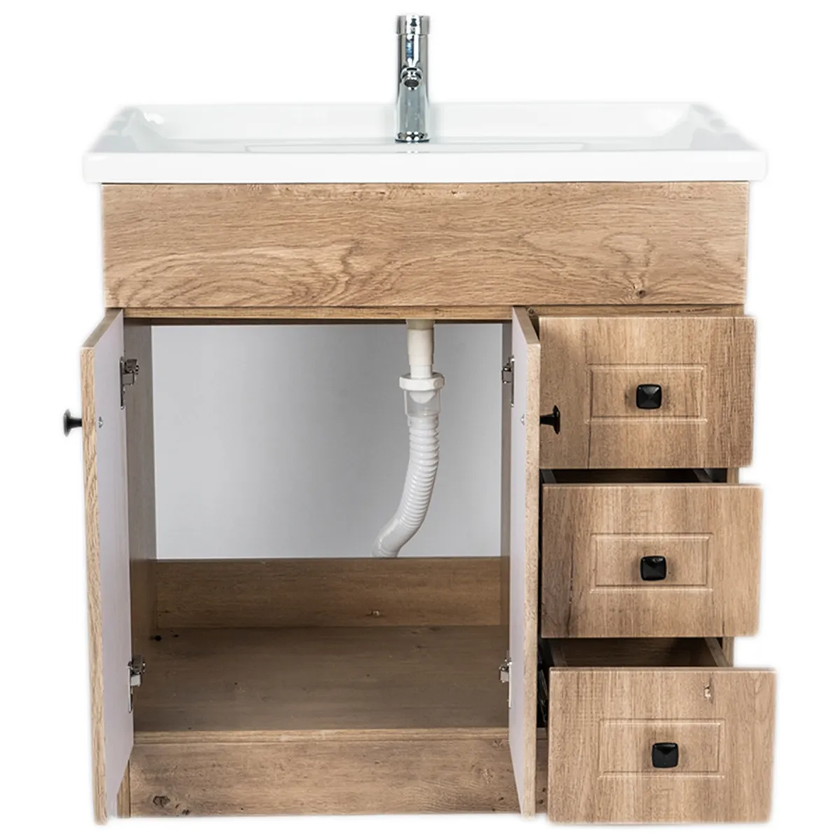 DOMSA - Kit Mueble Vanitorio Domsa B80PH-WOOD F 80x47x80cm