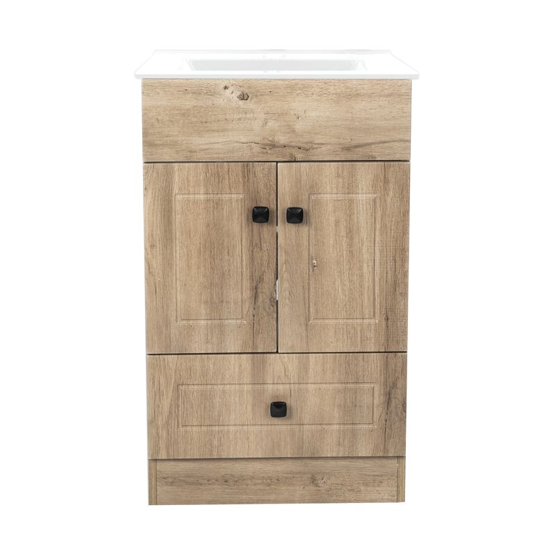 DOMSA - Kit Mueble Vanitorio Domsa B50PH-WOOD P 50x40x80cm