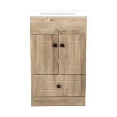 DOMSA - Kit Mueble Vanitorio B50PH-WOOD P 50x40x80cm