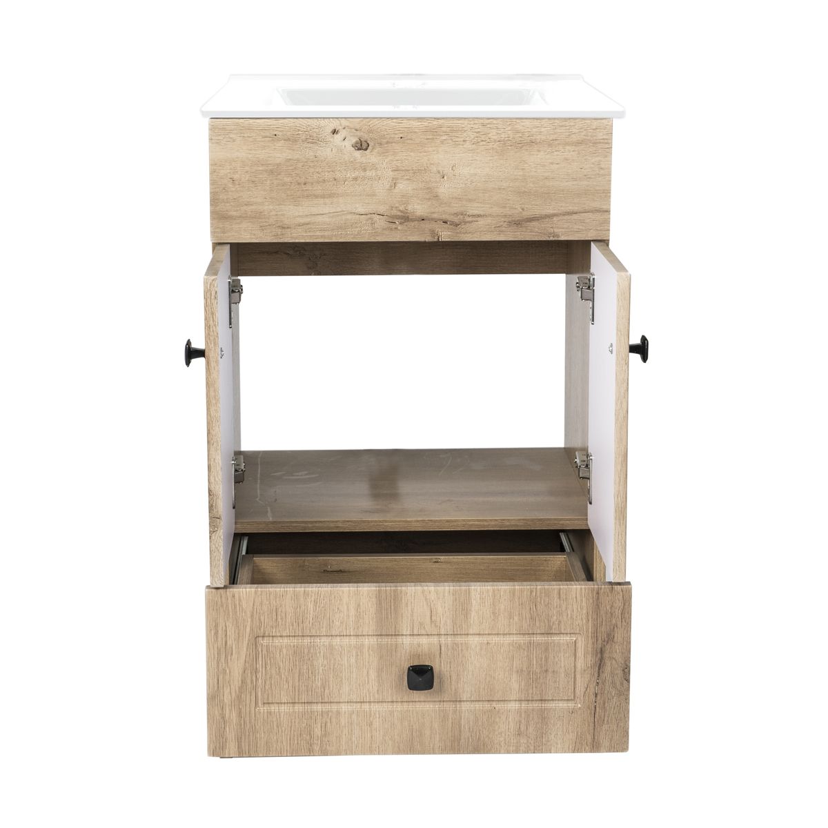 DOMSA - Kit Mueble Vanitorio Domsa B50PH-WOOD P 50x40x80cm