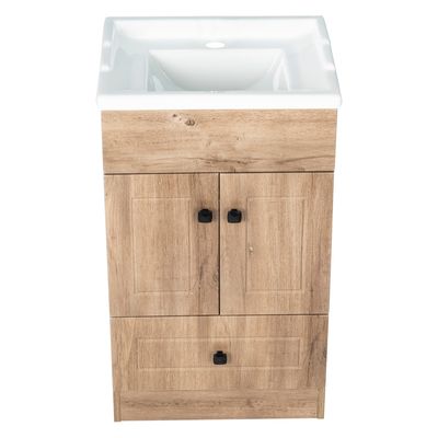 Imagen 2 del producto Kit Mueble Vanitorio B50PH-WOOD F 50x40x80cm