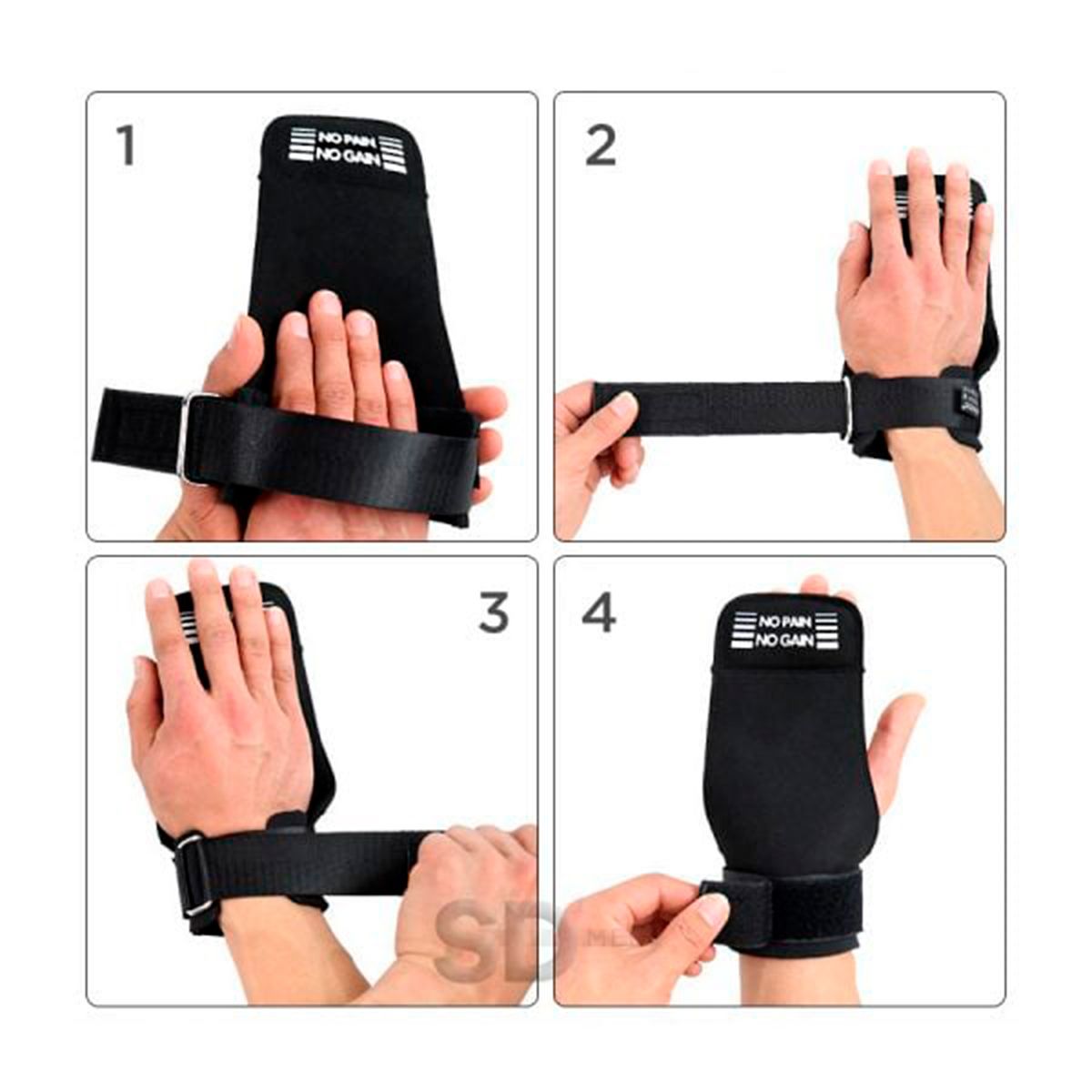 SDFIT - Pack 3x Calleras Aolikes crossfit no pain no gain