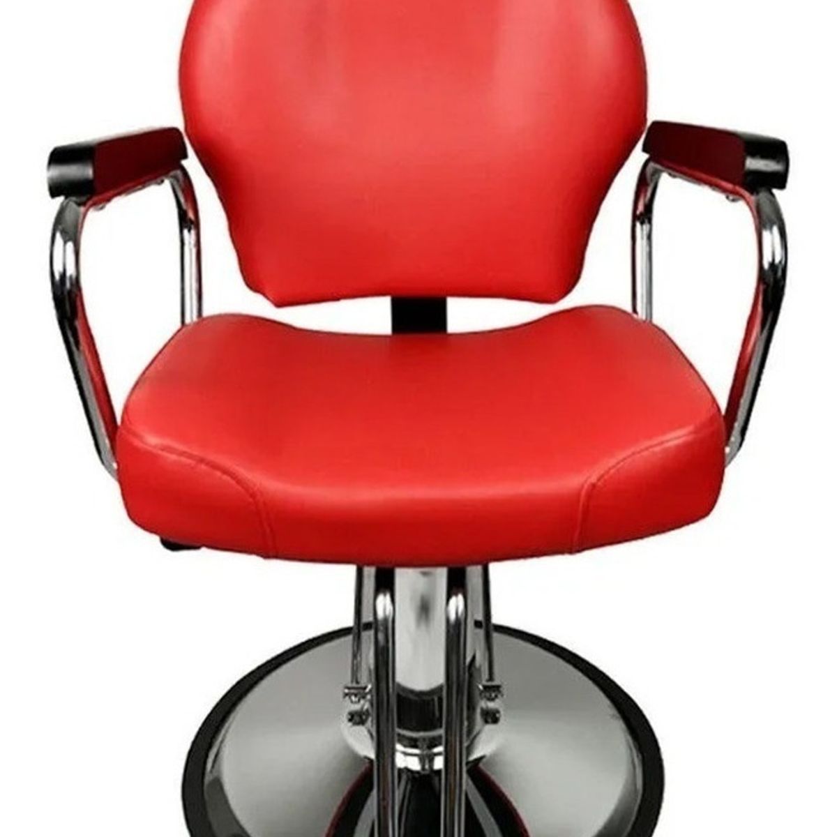 NANOFORT - Sillon Barbero Barberia Silla Peluqueria Rojo