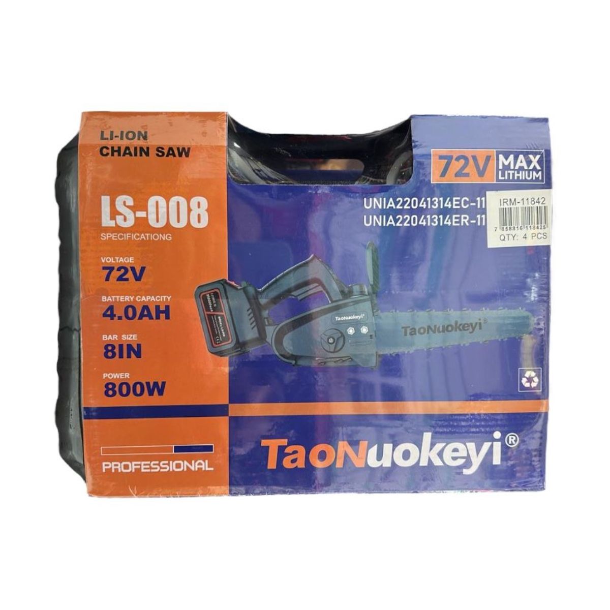 OEM - Motosierra Inalámbrica 8 Pulgadas 800 W