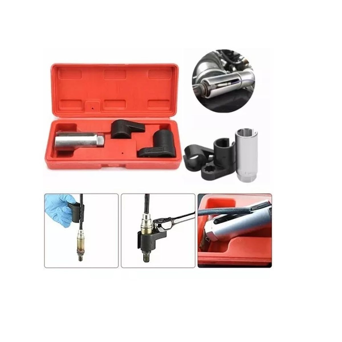 GENERICO - Kit 3 Dados Sensor Oxigeno 3 Pcs 1/2 Y 3/8 Pro