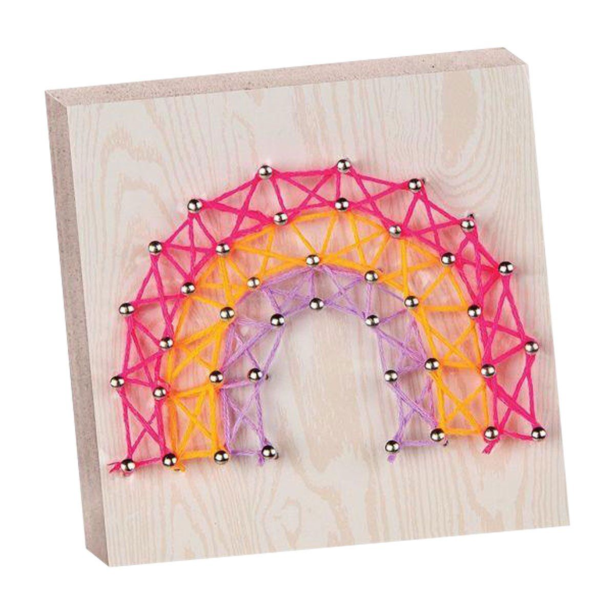 FASHION ANGELS - Manualidad con Hilos Colores Arcoiris Fashion Angels