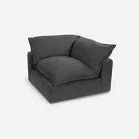 Sofá Esquinero Shanklin Tela Charcoal