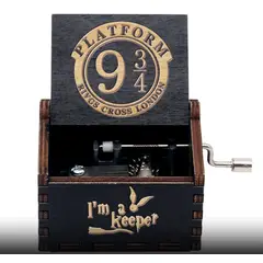 GENERICO - HARRY POTTER PLATFORM CAJA MUSICAL NEGRA