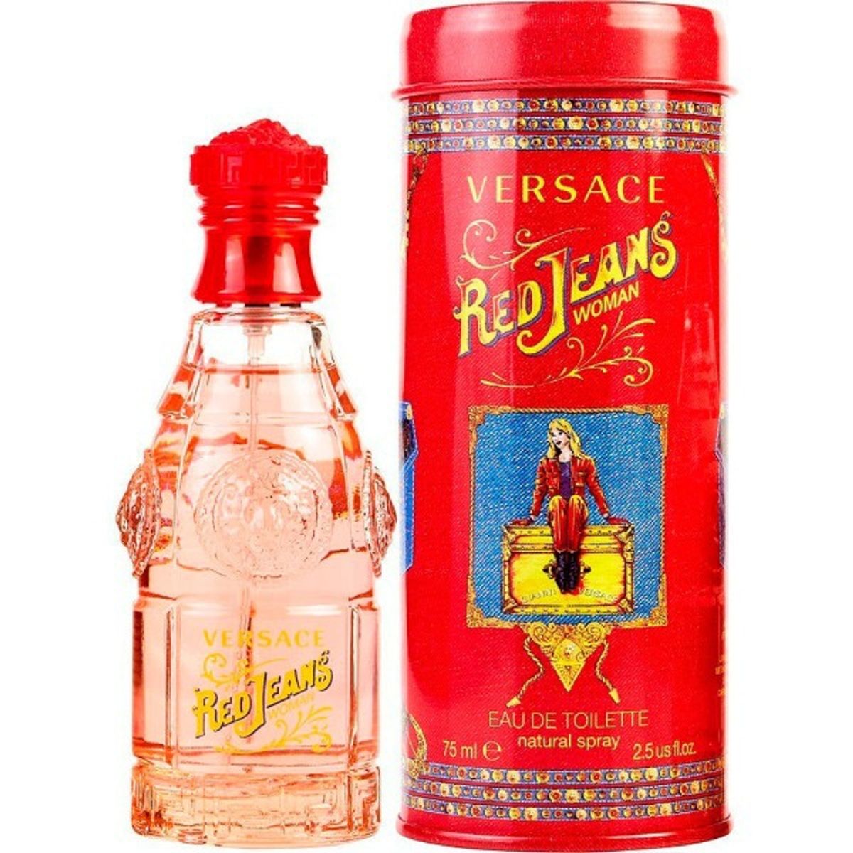 VERSACE - Red Jeans Woman EDT 75 ML  Versace