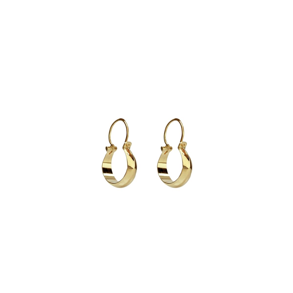 MODAS LILLO - Argolla Bote Pequeña Oro 18k Joyas Lillo