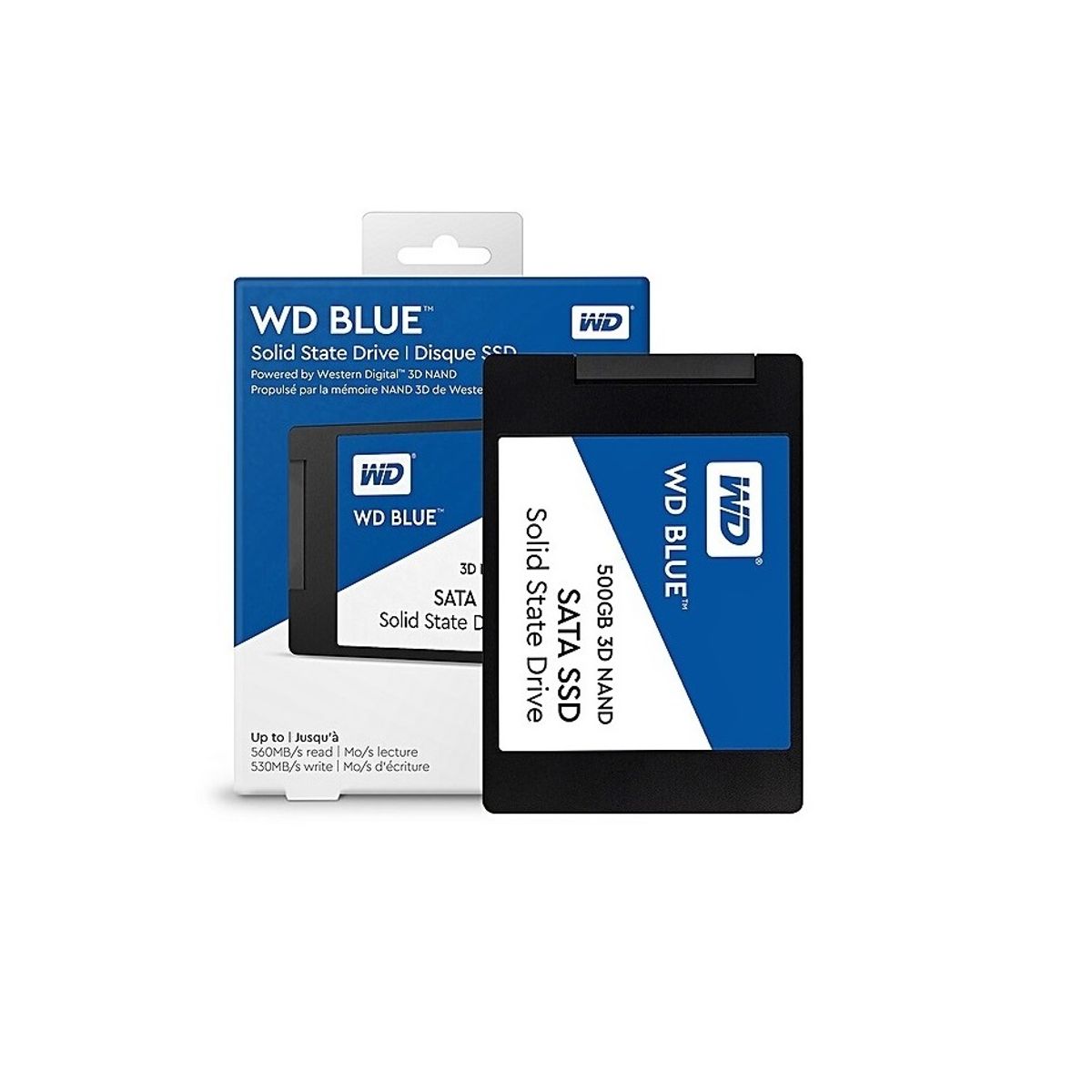 WESTERN DIGITAL - Disco de Estado Solido Western Digital 500GB Blue SSD - Azul