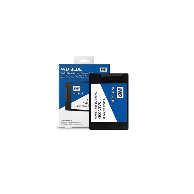 WESTERN DIGITAL - Disco de Estado Solido Western Digital 500GB Blue SSD - Azul