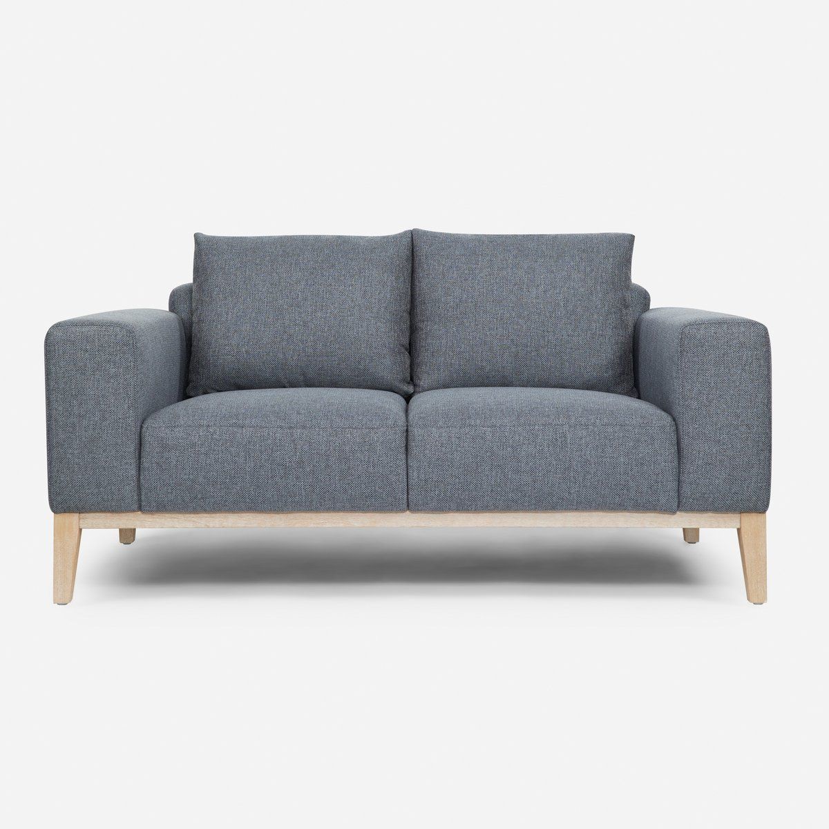 ROSEN - Sofá Rosen Bergen 2 Cuerpos Tela Grafito