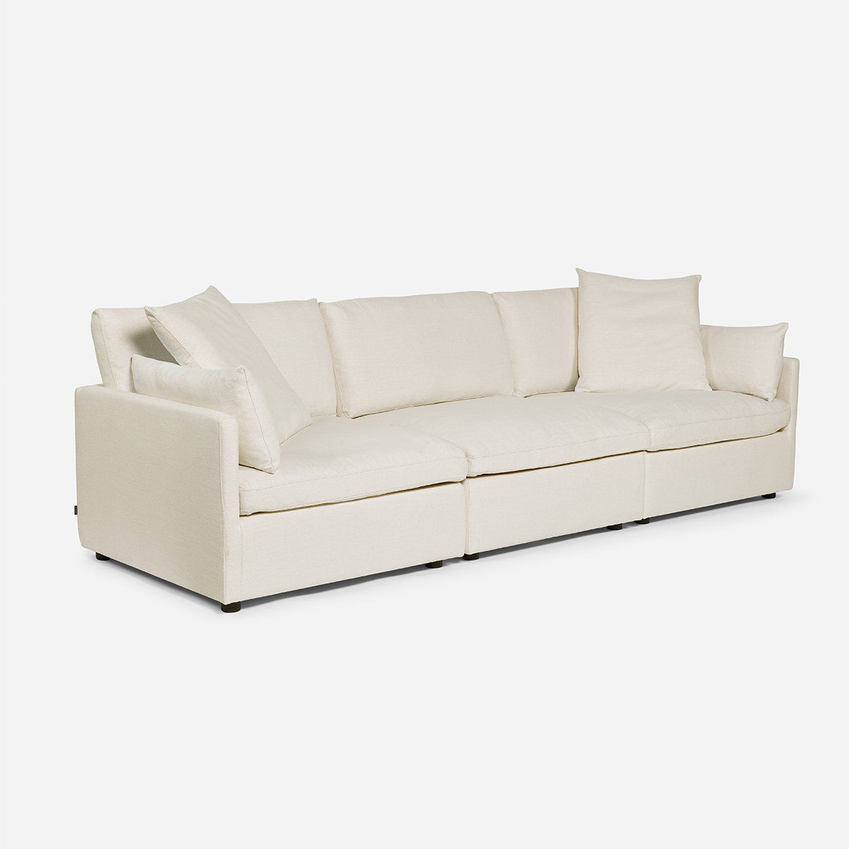 ROSEN - Sofá Seccional Rosen Georgia 3 piezas Tela Ivory