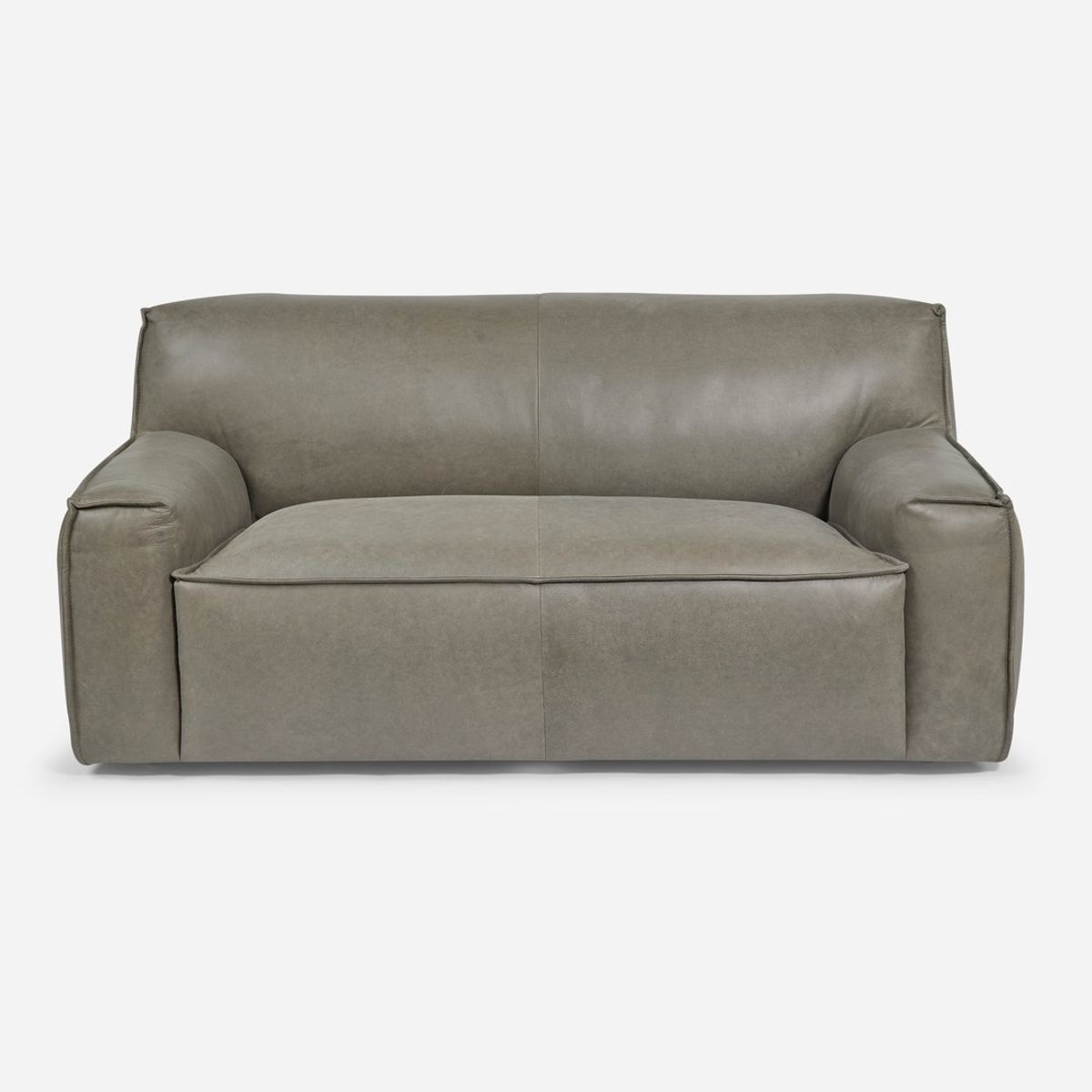 ROSEN - Sofá Rosen Hamar 2.5 Cuerpos Cuero Stone