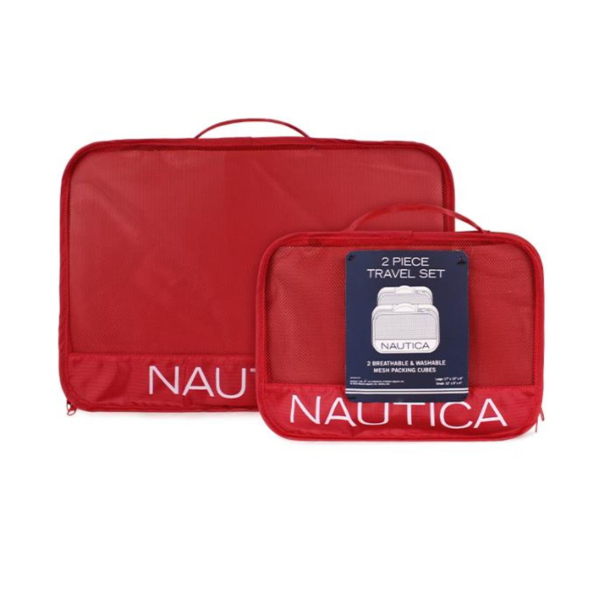 NAUTICA - Organizador de viaje en Pack rojo NAUTICA