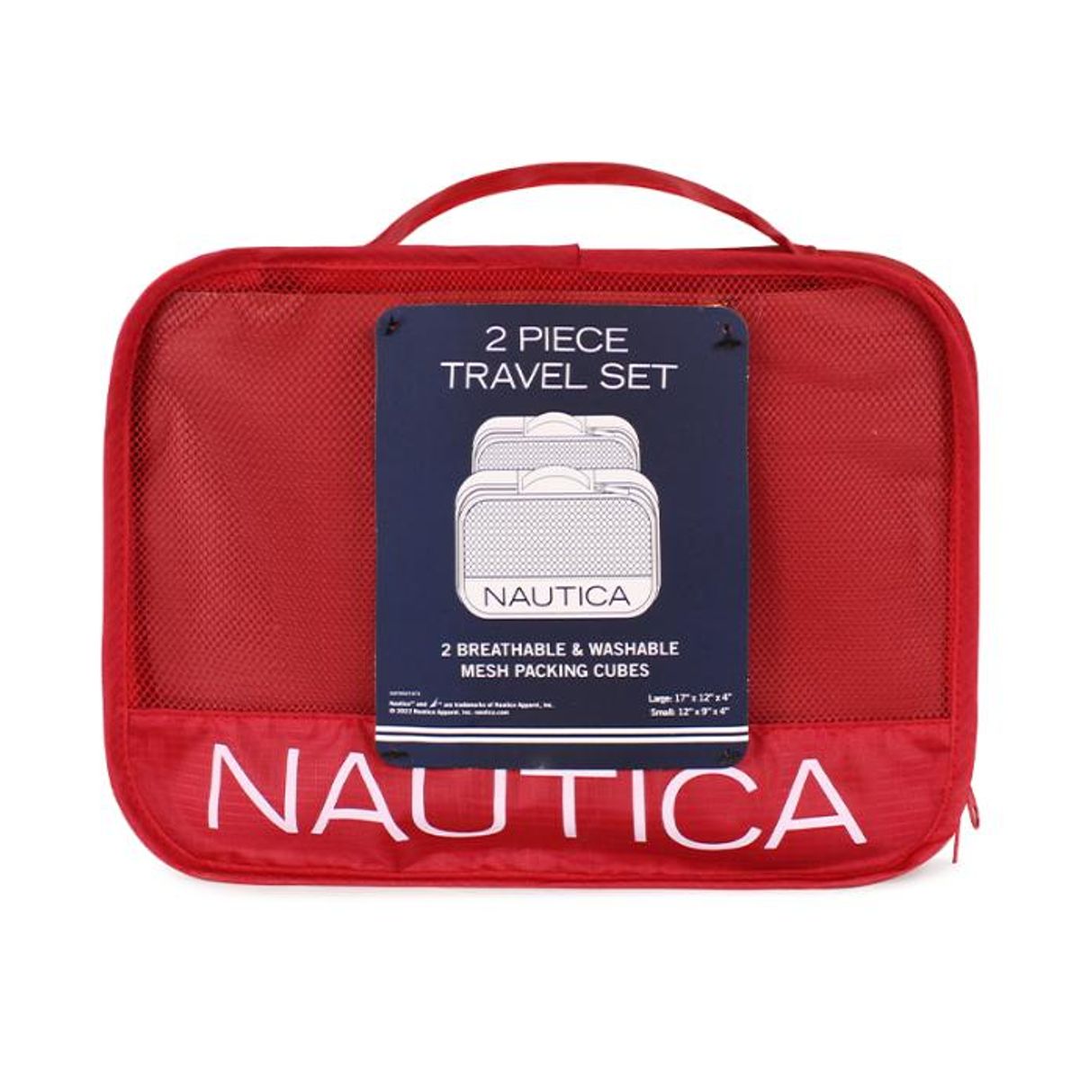 NAUTICA - Organizador de viaje en Pack rojo NAUTICA