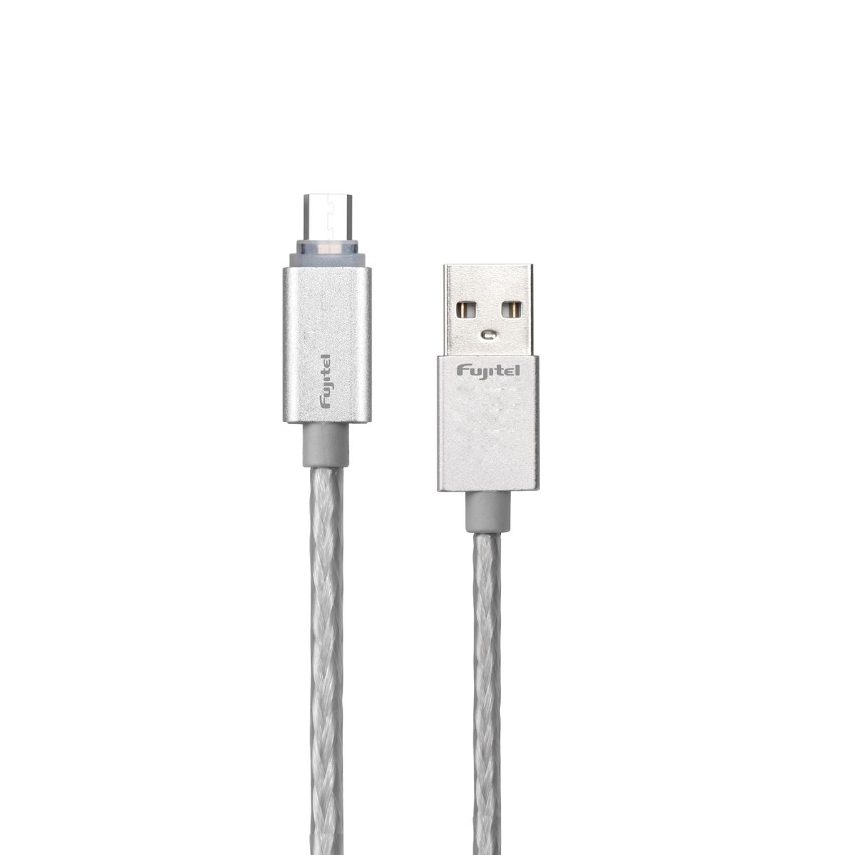 FUJITEL - Cable De Datos Micro USB con LED Indicadora de Carga Fujitel