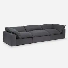 ROSEN - Modular Shanklin 2 Esquineros + 1 Butaca Tela Charcoal