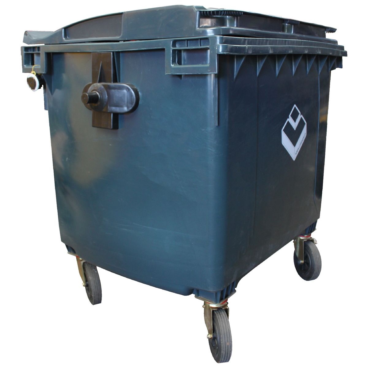 LORENZINI - Contenedor Basurero 1100 Lts Gris con ruedas