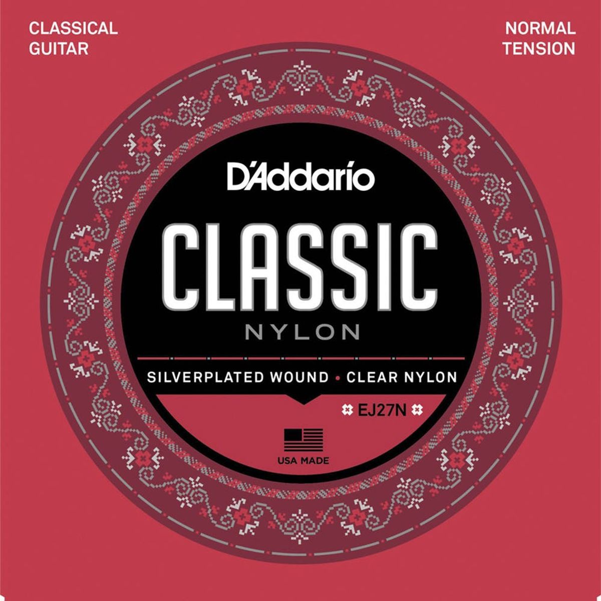 DADDARIO - DADDARIO EJ27N SET DE CUERDAS GUITARRA CLASICA NYLON