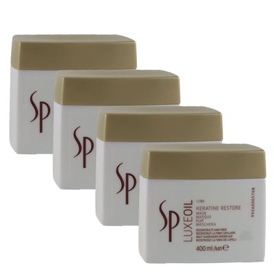 Imagen 2 del producto MASCARA LUXE OIL KERATINE RESTORE 400ML WELLA-.-