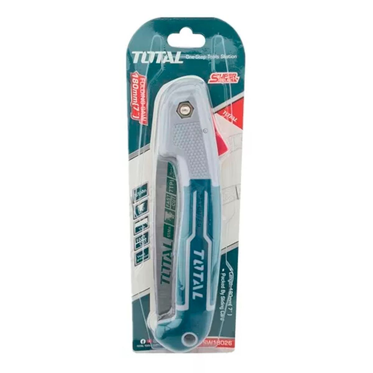 TOTAL TOOLS - Sierra Serrucho Podar Plegable 7 Pulgadas Total Thfsw18026